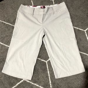 Maurices Grey Pin Stripped Wide Leg Capri - Size 15/16